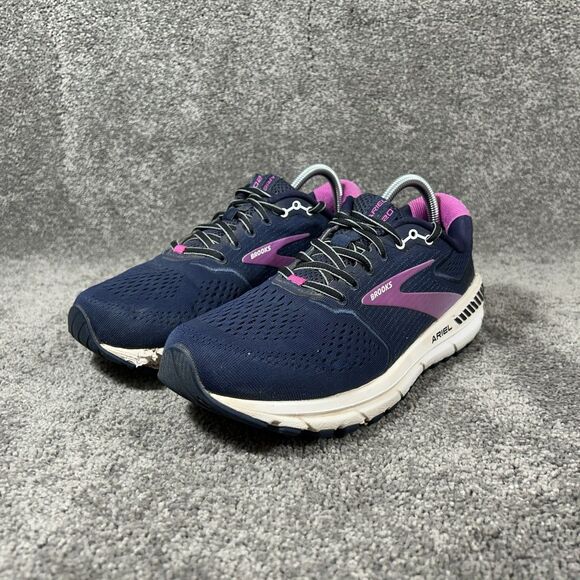 Brooks Ariel 20 1203151B491 Women’s Size 9.5 Blue Running Shoes Used No Insoles - Picture 5 of 13